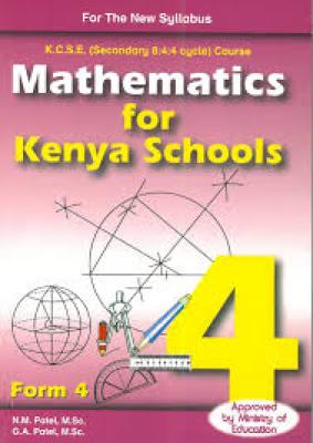 Patel Math For Kenya Schools F4